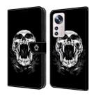 For Xiaomi 12 Crystal Painted Leather Phone case(Skull) - 1