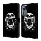 For Xiaomi 12T Pro Crystal Painted Leather Phone case(Skull) - 1