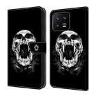 For Xiaomi 13 Crystal Painted Leather Phone case(Skull) - 1