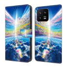 For Xiaomi 13 Crystal Painted Leather Phone case(Colorful Sky) - 1