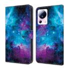 For Xiaomi 13 Lite Crystal Painted Leather Phone case(Starry Sky) - 1