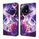 For Xiaomi 13 Pro Crystal Painted Leather Phone case(Unicorn) - 1