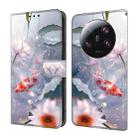 For Xiaomi 13 Ultra Crystal Painted Leather Phone case(Koi) - 1