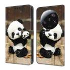 For Xiaomi 13 Ultra Crystal Painted Leather Phone case(Panda) - 1