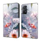 For Xiaomi Redmi Note 11 Pro 4G Global Crystal Painted Leather Phone case(Koi) - 1