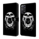 For Xiaomi Redmi Note 11 Pro 4G Global Crystal Painted Leather Phone case(Skull) - 1