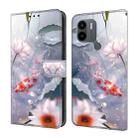 For Xiaomi Redmi A1/A1+ Crystal Painted Leather Phone case(Koi) - 1