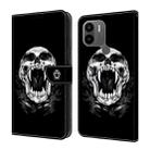 For Xiaomi Redmi A1/A1+ Crystal Painted Leather Phone case(Skull) - 1