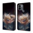 For Xiaomi Redmi A1/A1+ Crystal Painted Leather Phone case(Peony) - 1