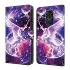 For Xiaomi Redmi Note 9/10X 4G Crystal Painted Leather Phone case(Unicorn) - 1