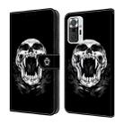 For Xiaomi Redmi Note 10 Pro Crystal Painted Leather Phone case(Skull) - 1