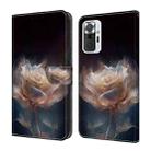 For Xiaomi Redmi Note 10 Pro Crystal Painted Leather Phone case(Peony) - 1