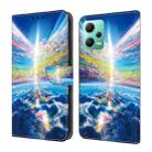 For Xiaomi Redmi Note 12 4G Global Crystal Painted Leather Phone case(Colorful Sky) - 1