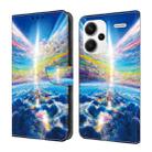 For Xiaomi Redmi Note 13 4G Crystal Painted Leather Phone case(Colorful Sky) - 1