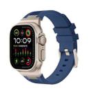 For Apple Watch Ultra 2 49mm Loners Liquid Silicone Watch Band(Titanium Green) - 1