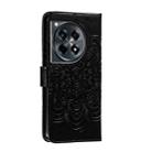 For OnePlus Ace 3 Sun Mandala Embossing Pattern Phone Leather Case(Black) - 3