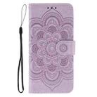 For OnePlus 13 Sun Mandala Embossing Pattern Phone Leather Case(Purple) - 2
