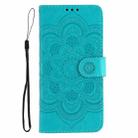 For OnePlus 13 Sun Mandala Embossing Pattern Phone Leather Case(Blue) - 2