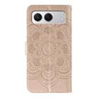 For OnePlus Nord 4 Sun Mandala Embossing Pattern Phone Leather Case(Rose Gold) - 3