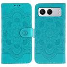 For OnePlus Nord 4 Sun Mandala Embossing Pattern Phone Leather Case(Blue) - 1