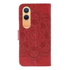 For OnePlus Nord CE4 Lite Global Sun Mandala Embossing Pattern Phone Leather Case(Red) - 3