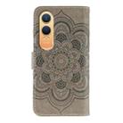 For OnePlus Nord CE4 Lite Global Sun Mandala Embossing Pattern Phone Leather Case(Grey) - 3