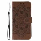 For OnePlus Nord CE4 Lite Global Sun Mandala Embossing Pattern Phone Leather Case(Brown) - 2