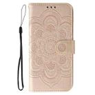 For OnePlus Nord CE4 Lite Global Sun Mandala Embossing Pattern Phone Leather Case(Rose Gold) - 2