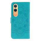 For OnePlus Nord CE4 Lite Global Sun Mandala Embossing Pattern Phone Leather Case(Blue) - 3