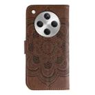 For OPPO Find X8 Sun Mandala Embossing Pattern Phone Leather Case(Brown) - 3