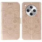 For OPPO Find X8 Sun Mandala Embossing Pattern Phone Leather Case(Rose Gold) - 1