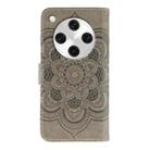 For OPPO Find X8 Pro Sun Mandala Embossing Pattern Phone Leather Case(Grey) - 3