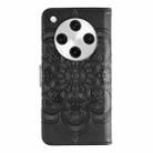 For OPPO Find X8 Pro Sun Mandala Embossing Pattern Phone Leather Case(Black) - 3