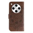 For OPPO Find X8 Pro Sun Mandala Embossing Pattern Phone Leather Case(Brown) - 3