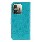 For OPPO A5 Pro 5G Global Sun Mandala Embossing Pattern Phone Leather Case(Blue) - 3