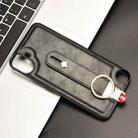 For Nothing CMF Phone 1 Wristband Leather Back Phone Case(Black) - 2