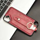 For Nothing CMF Phone 1 Wristband Leather Back Phone Case(Red) - 2