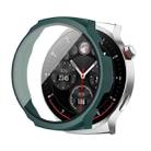 For Aigo Smart Watch V8 PC + Tempered Film Integrated Watch Protective Case(Dark Green) - 1