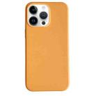 For iPhone 13 Pro Pure Color Leather Magsafe Magnetic Phone Case(Orange) - 1