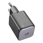 hoco N40 Mighty PD20W Single Type-C Port Charger, EU Plug(Black) - 1