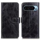 For Google Pixel 10 / 9 Retro Crazy Horse Texture Flip Leather Phone Case(Black) - 1