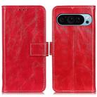 For Google Pixel 10 / 9 Retro Crazy Horse Texture Flip Leather Phone Case(Red) - 1