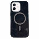 For iPhone 11 Glitter MagSafe Magnetic TPU Phone Case(Black) - 1