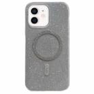 For iPhone 11 Glitter MagSafe Magnetic TPU Phone Case(Silver) - 1