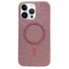 For iPhone 11 Pro Max Glitter MagSafe Magnetic TPU Phone Case(Pink) - 1