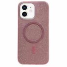 For iPhone 12 Glitter MagSafe Magnetic TPU Phone Case(Pink) - 1