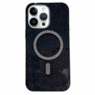 For iPhone 12 Pro Max Glitter MagSafe Magnetic TPU Phone Case(Black) - 1