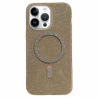 For iPhone 13 Pro Max Glitter MagSafe Magnetic TPU Phone Case(Gold) - 1