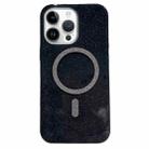 For iPhone 13 Pro Max Glitter MagSafe Magnetic TPU Phone Case(Black) - 1