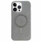 For iPhone 13 Pro Max Glitter MagSafe Magnetic TPU Phone Case(Silver) - 1